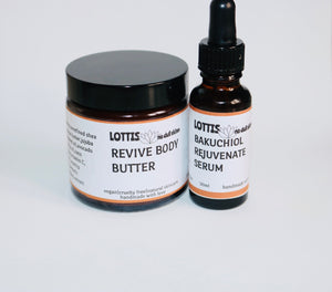 Revive body butter and Bakuchiol serum